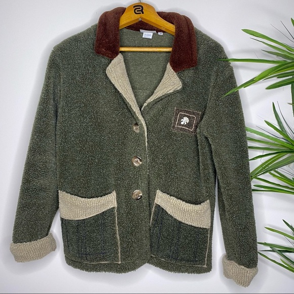 K.d. Spring Button Down Jacket; Size M - Picture 1 of 12